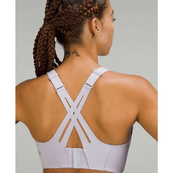 NWT Lululemon AirSupport Bra High Support Faint Lavender / Peri Purple 38D $98 - Picture 3 of 13